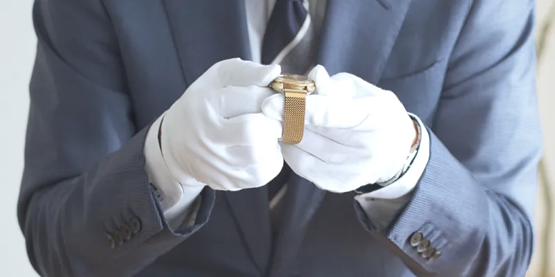 エコレクトの買取／その場で査定風景